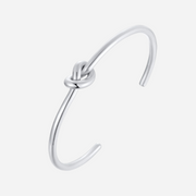 Elegancka Otwarta Bransoletka z Węzłem