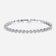 Luksusowa Bransoletka Tennisowa z Kryształami