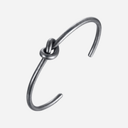 Elegancka Otwarta Bransoletka z Węzłem