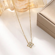 Zestaw Biżuterii Szczęście & Powodzenie – Czterolistny Kwiat z Cyrkoniami