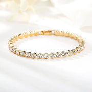 Luksusowa Bransoletka Tennisowa z Kryształami