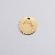 Naszyjnik z kwiatem urodzinowym