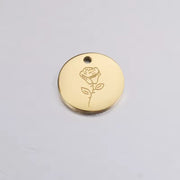 Naszyjnik z kwiatem urodzinowym