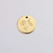 Naszyjnik z kwiatem urodzinowym