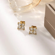 Zestaw Biżuterii Szczęście & Powodzenie – Czterolistny Kwiat z Cyrkoniami